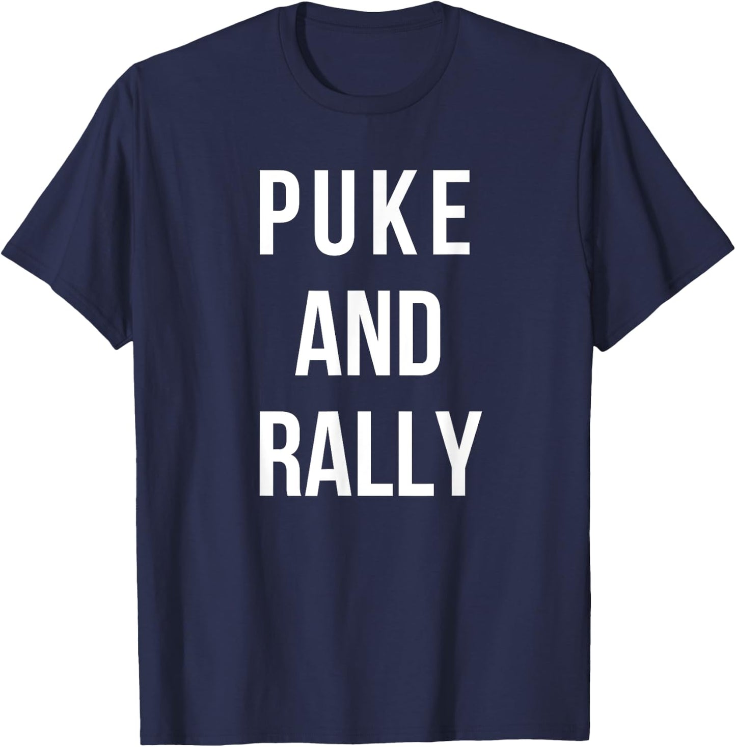 Puke and Rally T-Shirt - T-Shirt | Navy