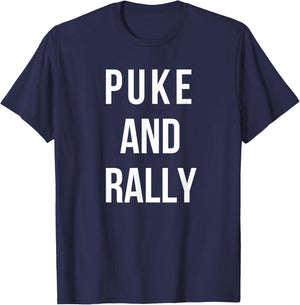 Puke and Rally T-Shirt - T-Shirt | Navy