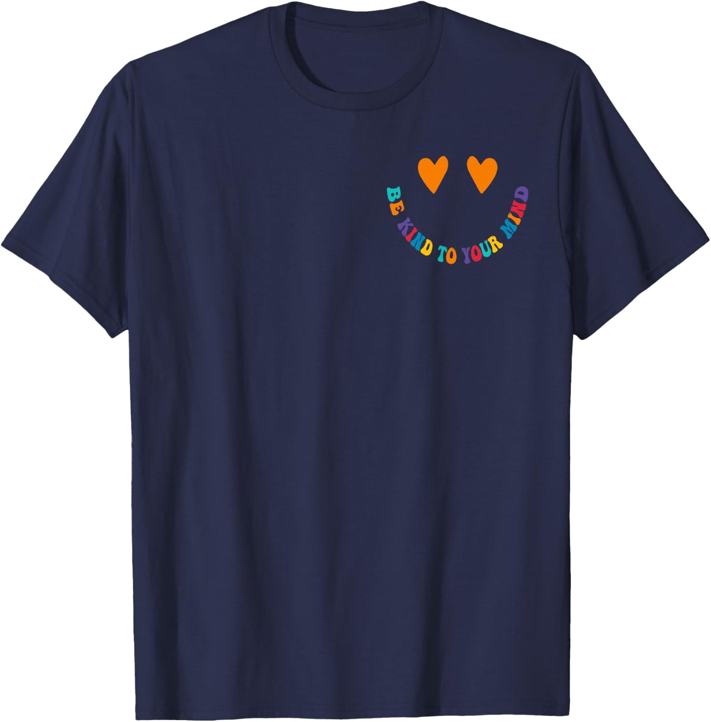 Mental Health Matters 2 Sided T-Shirt - T-Shirt | Navy