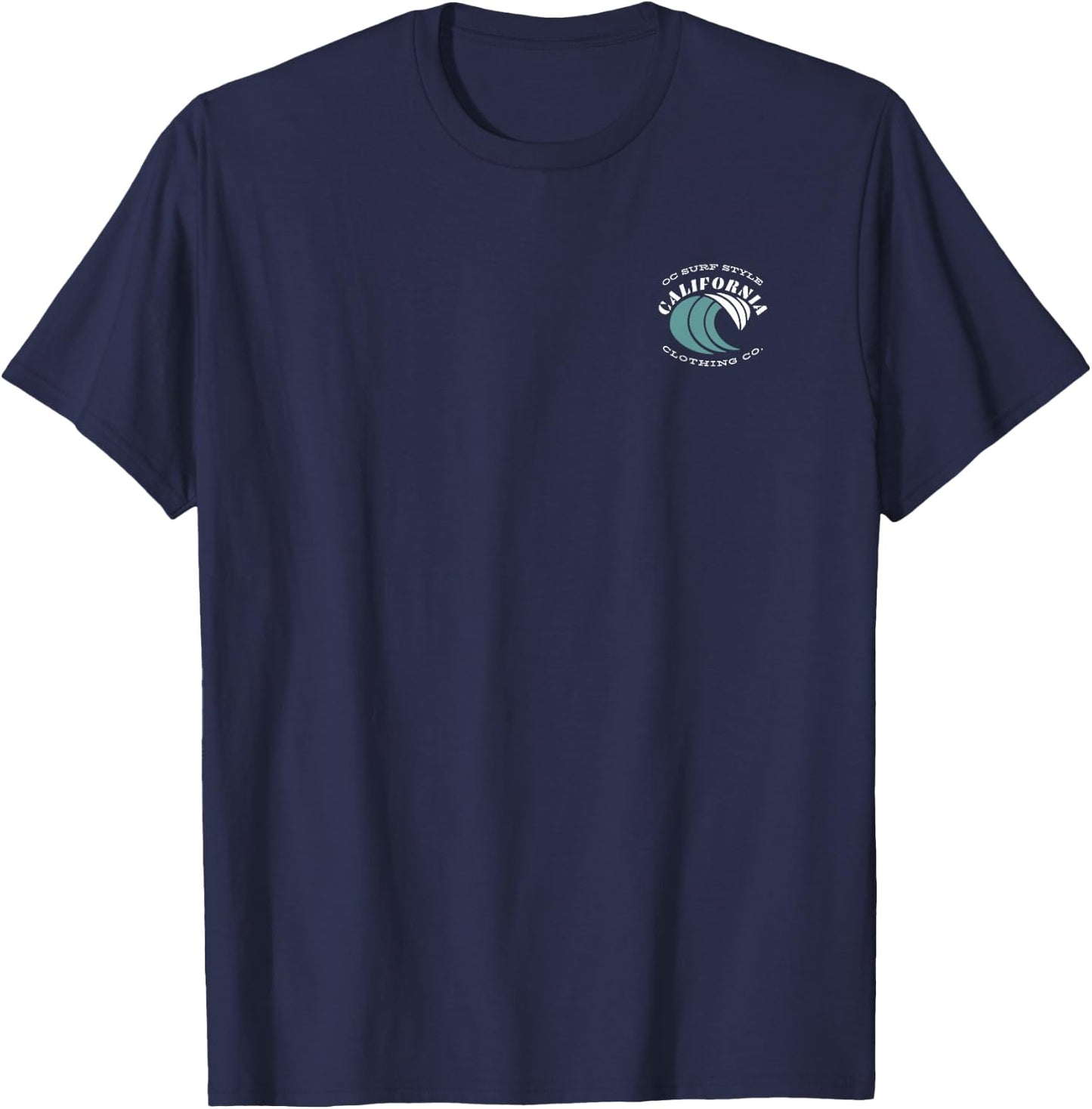 Monterey California Sunset Circle T-Shirt - T-Shirt | Navy