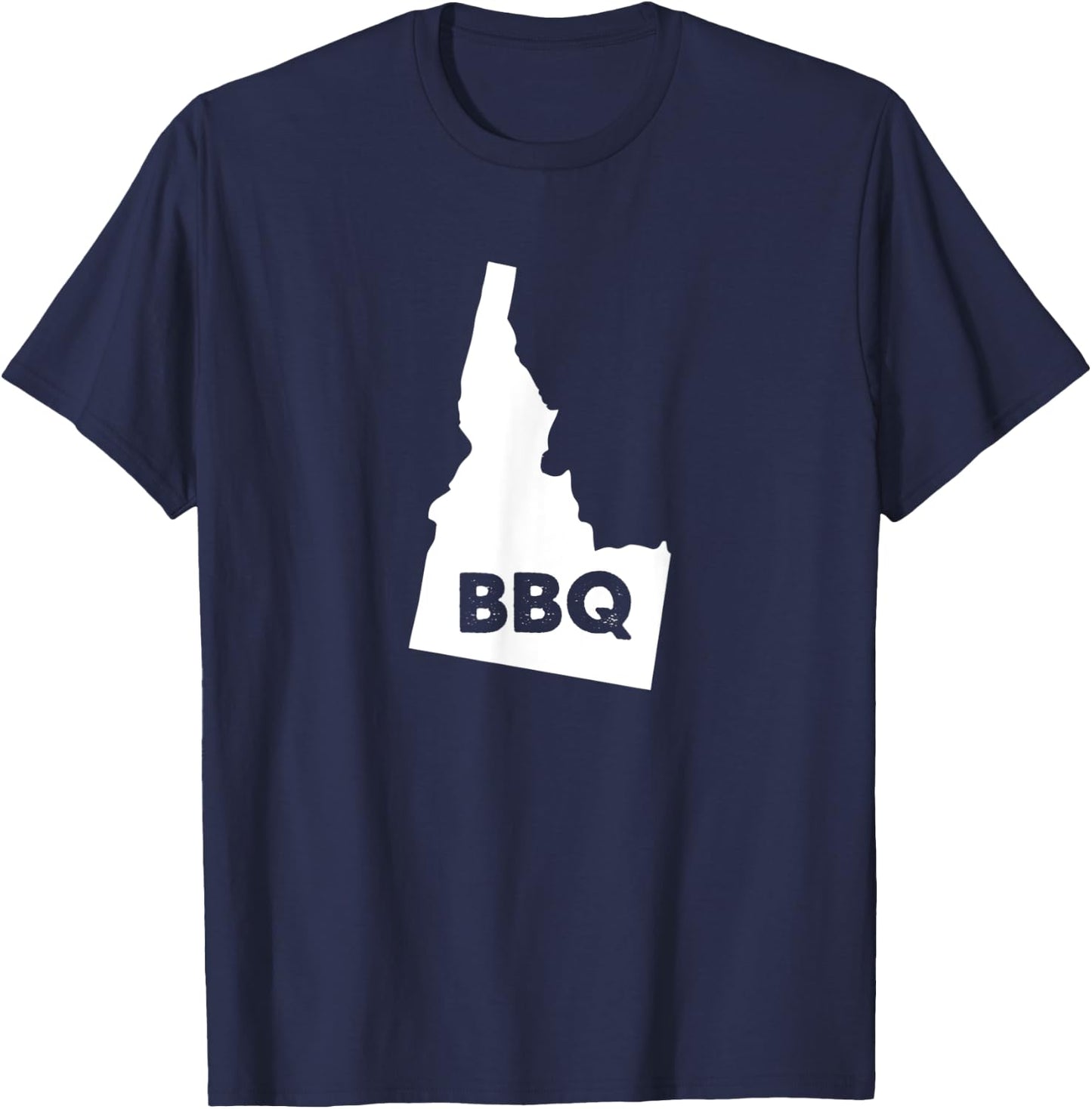 Idaho BBQ Home State Pride Barbecue Grill T-Shirt - T-Shirt | Navy