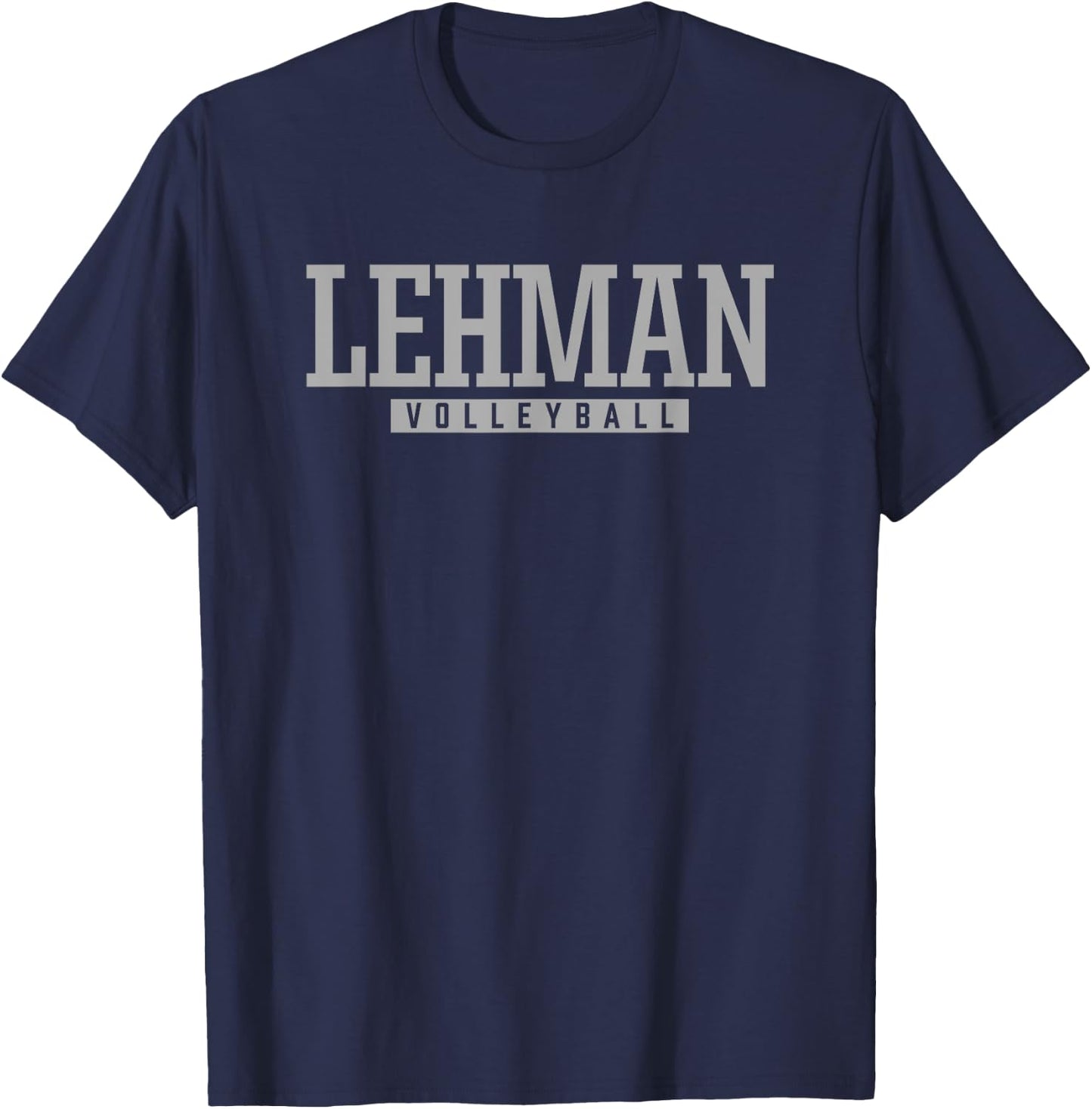 Lehman High School Volleyball T-Shirt - T-Shirt | Navy