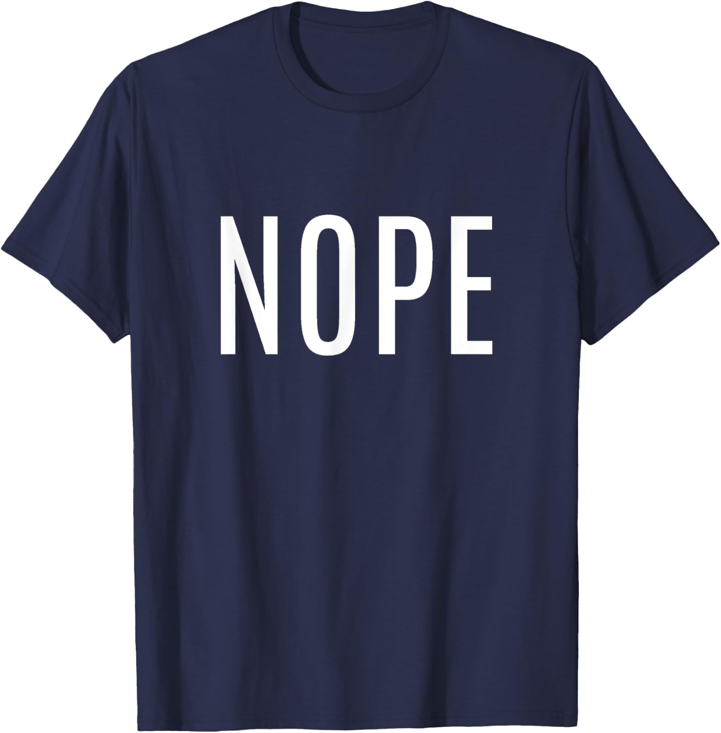 Nope T-Shirt - T-Shirt | Navy