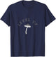 Level Up Funny psilocybin magic mushroom T-Shirt - T-Shirt | Navy