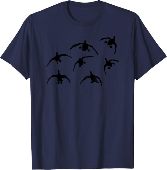 Duck Hunting T Shirt - Seven Drakes by Committed Waterfowl T-Shirt - T-Shirt | Navy