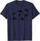 Duck Hunting T Shirt - Seven Drakes by Committed Waterfowl T-Shirt - T-Shirt | Navy