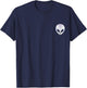 Fun Alien Head Cute Alien Funny UFO Women Men T-Shirt - T-Shirt | Navy
