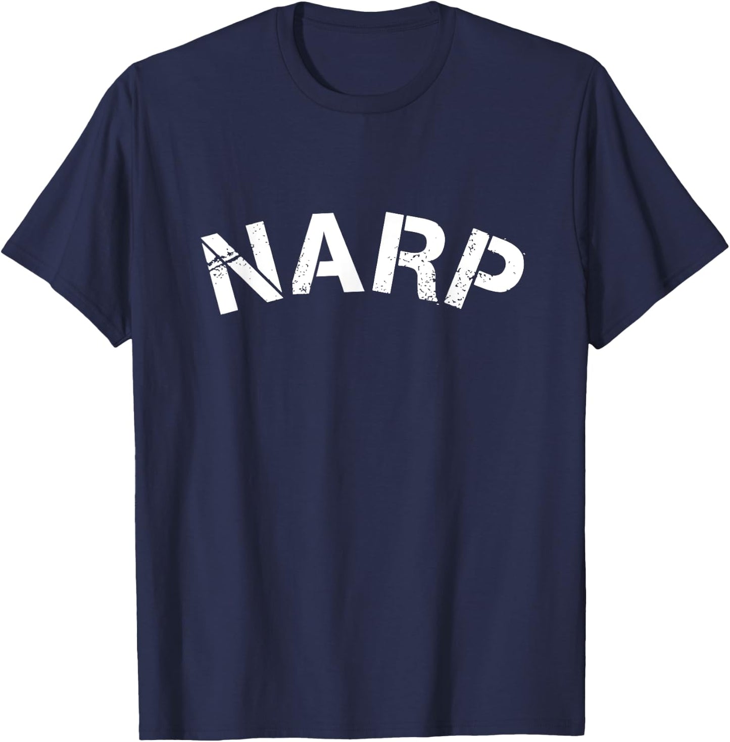 Funny Gym Workout NARP T-Shirt - T-Shirt | Navy