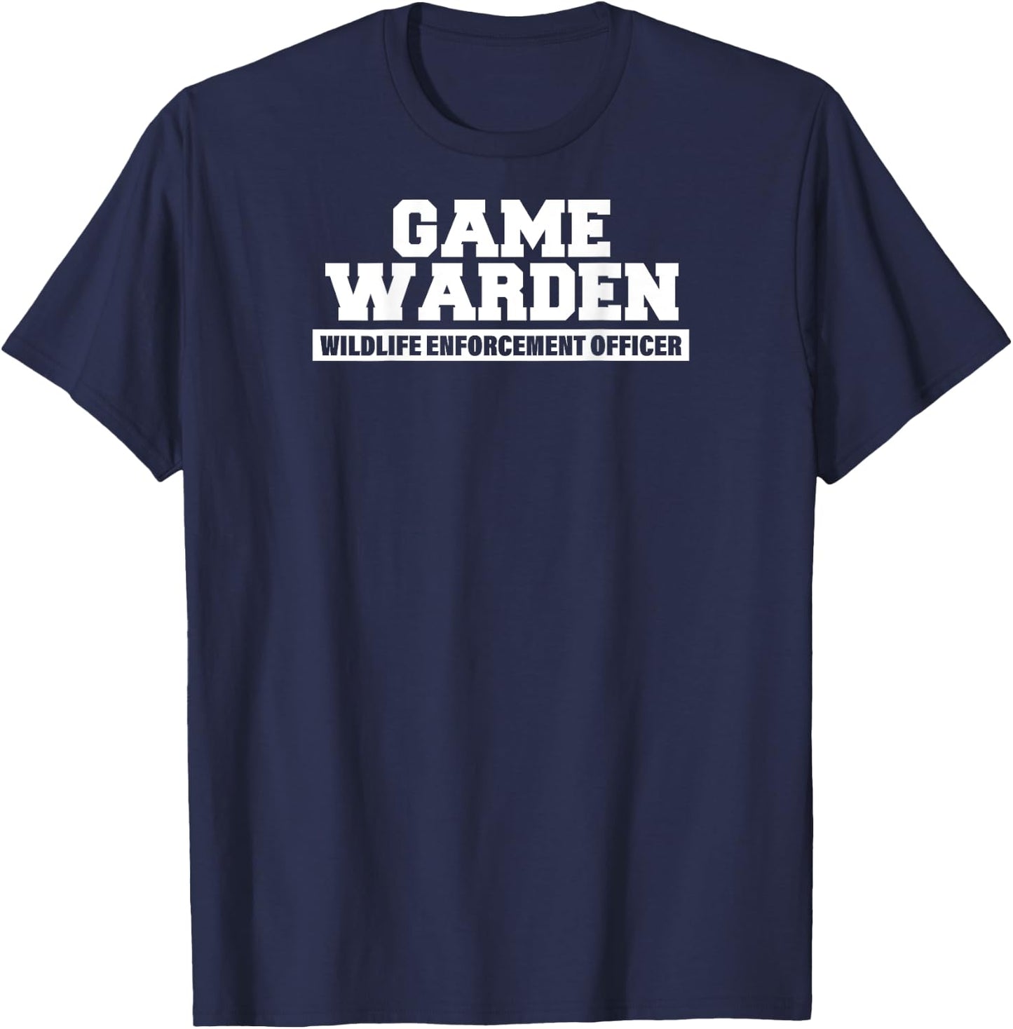 Wildlife Enforcement Officer Agent Uniform T-Shirt - T-Shirt | Navy