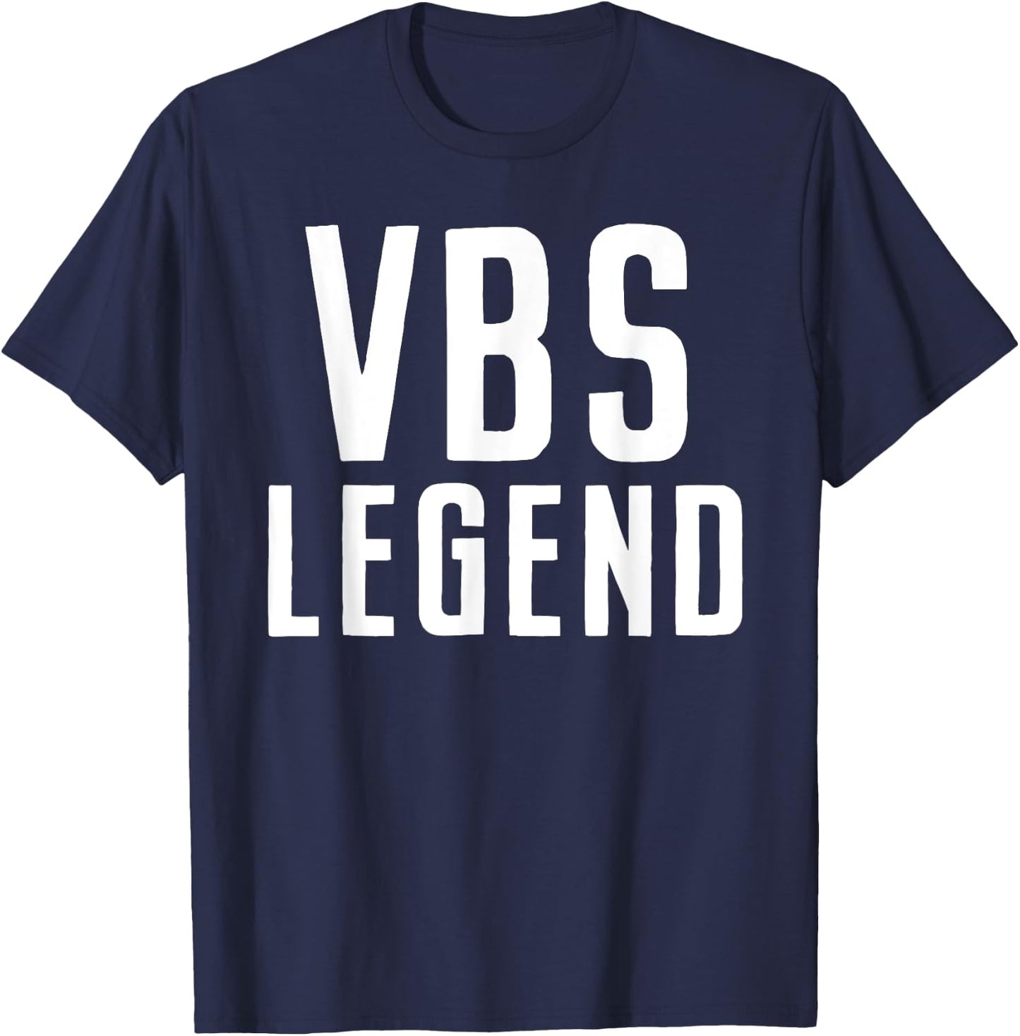 VBS Legend I Love Vacation Bible School 2025 Cute Christian T-Shirt - T-Shirt | Navy