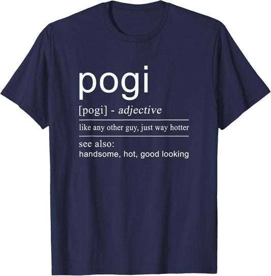 Pogi Gwapo Filipino American History Month T-Shirt - T-Shirt | Navy