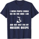 Massive Biceps Funny T-Shirt - T-Shirt | Navy