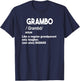 Grambo Tough Badass Grandma or Grandpa Don't Mess With T-Shirt - T-Shirt | Navy