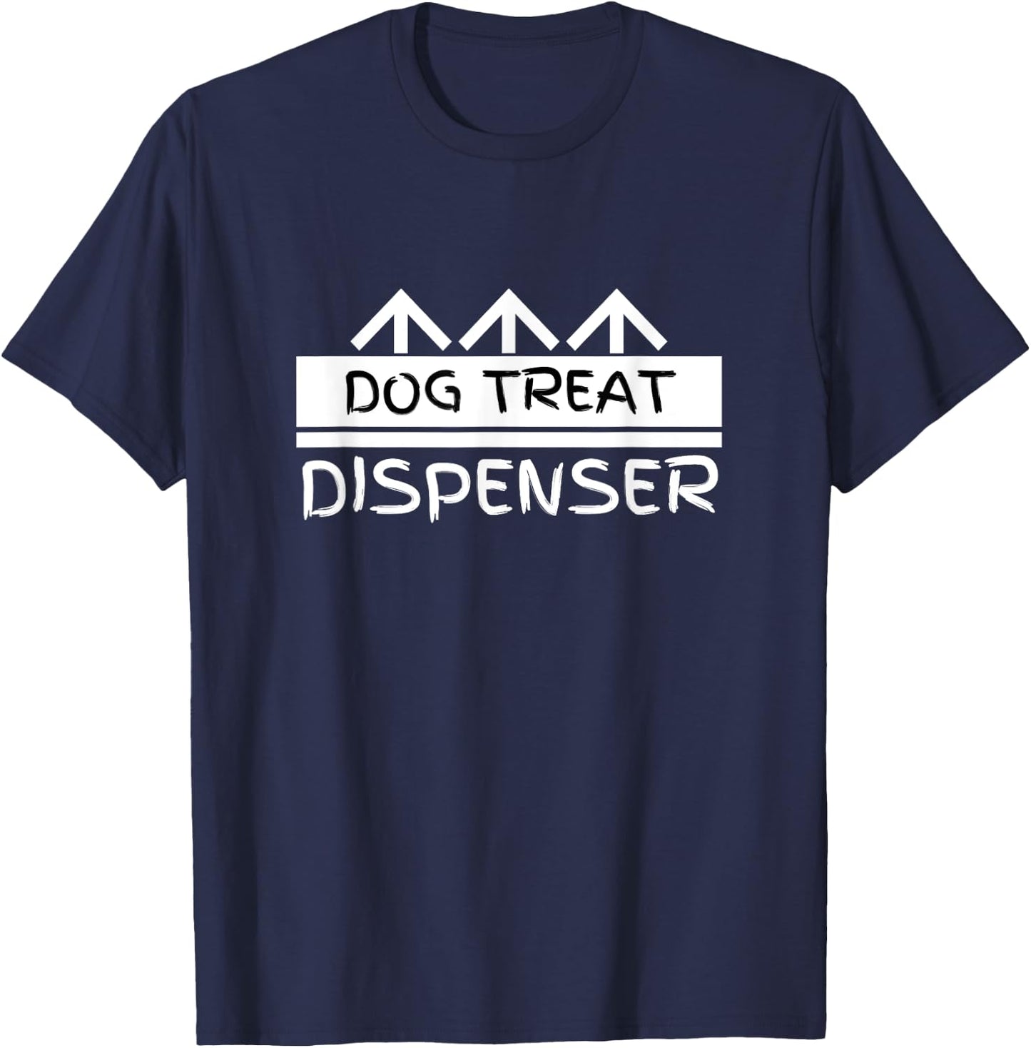 Dog Treat Dispenser - Funny Men Women Girls Kids T-Shirt - T-Shirt | Navy