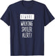 Beware: Walking Spoiler Alert T-Shirt - T-Shirt | Navy