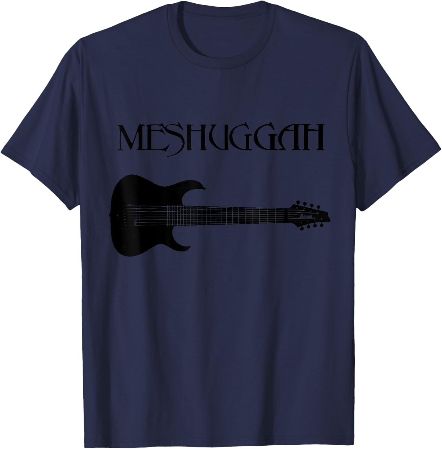 Meshuggah 8 string signature guitar T-Shirt - T-Shirt | Navy