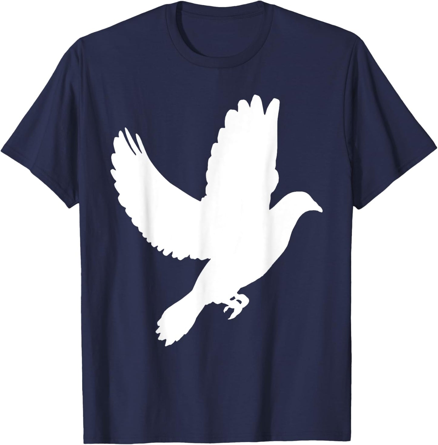 Dove T Shirt Flying Pigeon Cool Shirt Bird Gift T-Shirt - T-Shirt | Navy