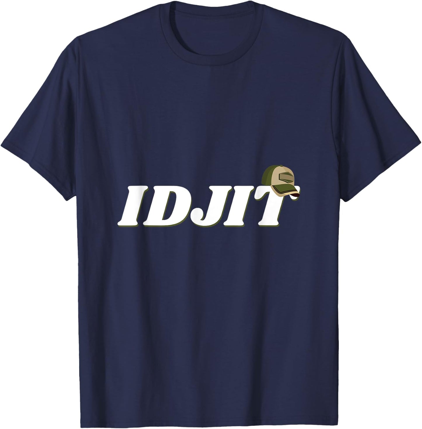 Idjit SPN Bobby Saying T-Shirt - T-Shirt | Navy