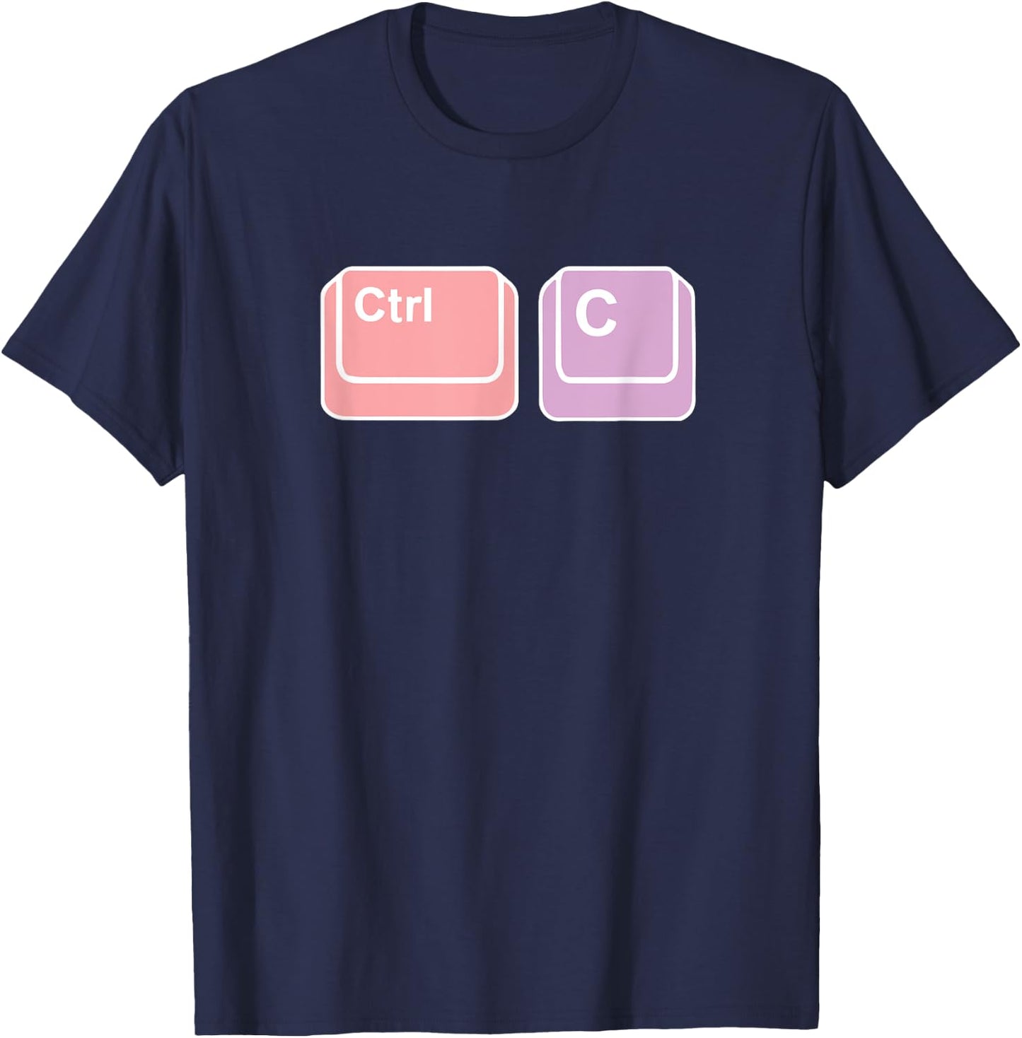 Hilarious Ctrl-C Computer Geek Gift T-Shirt - T-Shirt | Navy