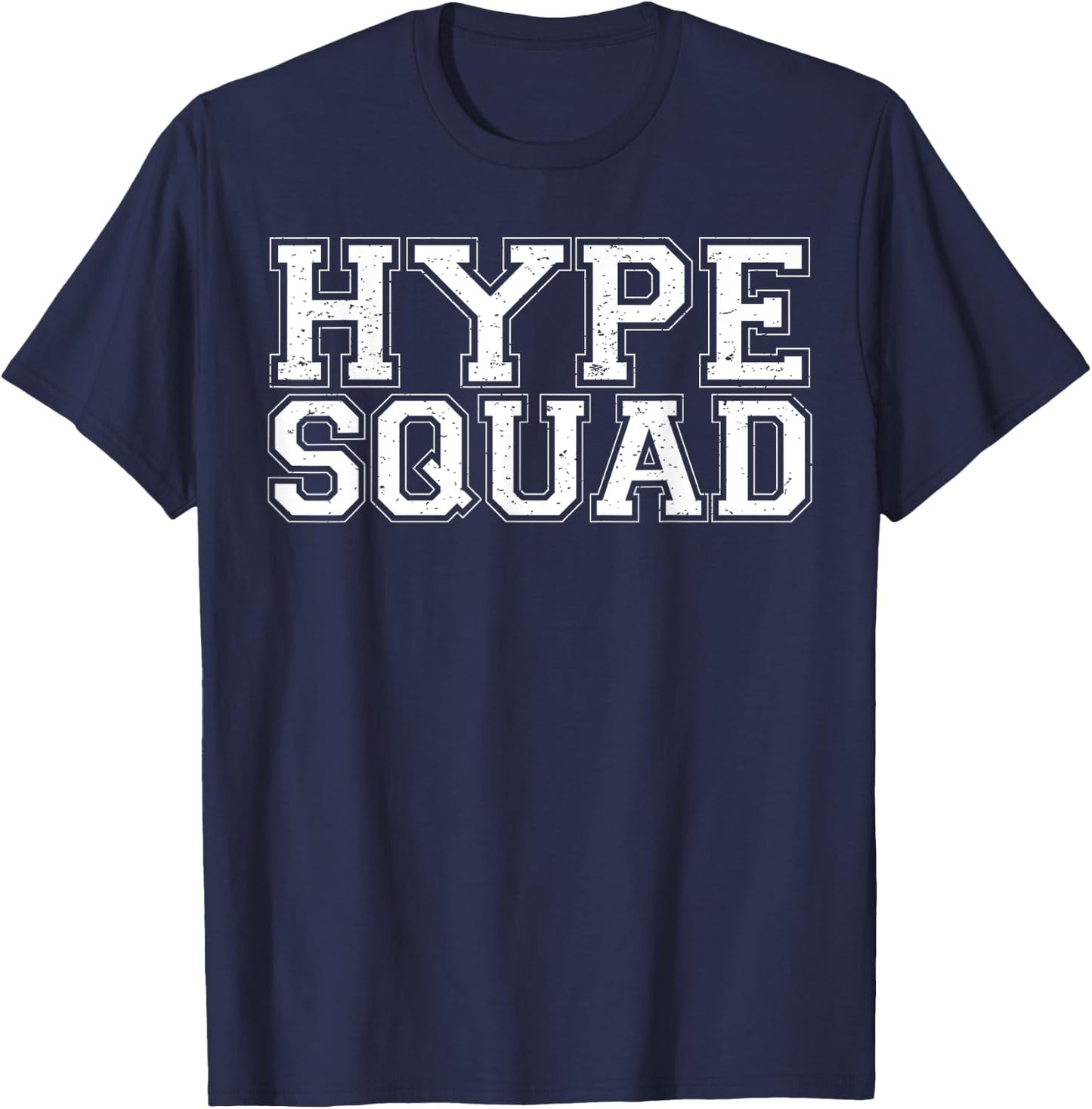 Hype Squad sports game day tailgate fan shirt T-Shirt - T-Shirt | Navy