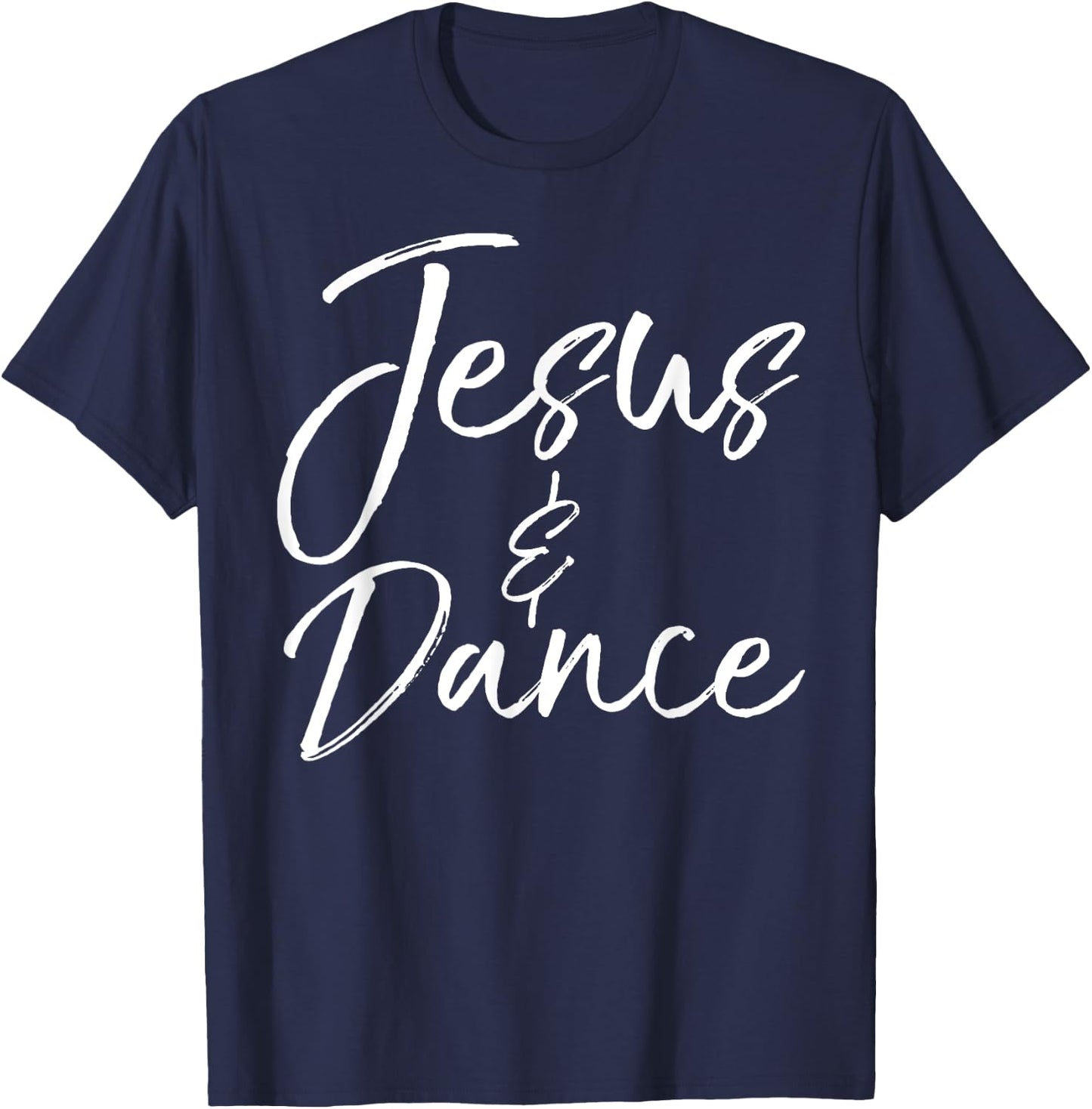 Live Love Dance Ballet Design Studio Cute Christian Dancer Gift Teen Girls Fun Jesus & Dance T-Shirt - T-Shirt | Navy