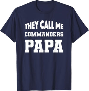 Commanders Washington County They Call Me Papa HS T-Shirt - T-Shirt | Navy