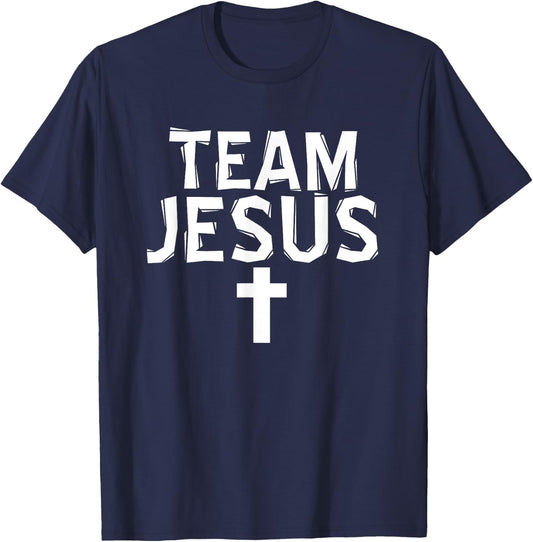 Team Jesus Christian Pride Shirt T-Shirt - T-Shirt | Navy