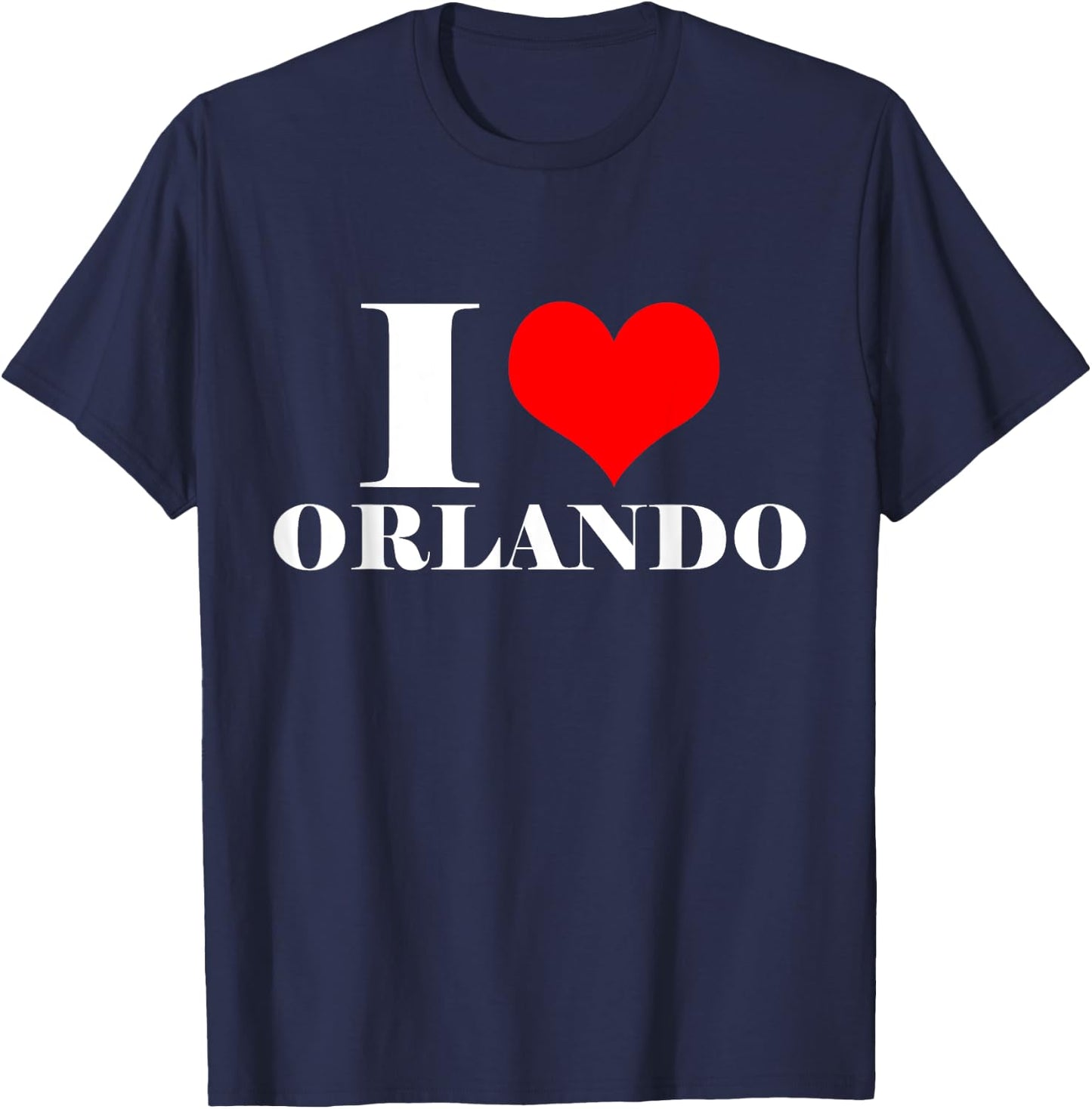 I Love Orlando T Shirt , I Heart Orlando Florida Shirt T-Shirt - T-Shirt | Navy