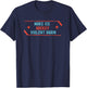 Make Ice Hockey violent again ice-hockey T-Shirt - T-Shirt | Navy
