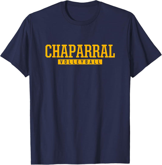 Chaparral High School Volleyball T-Shirt - T-Shirt | Navy