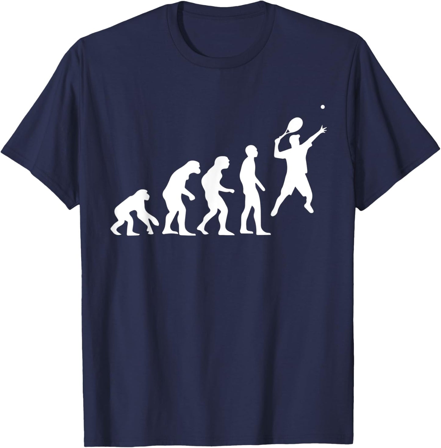Evolution Of Man Tennis T-Shirt - T-Shirt | Navy