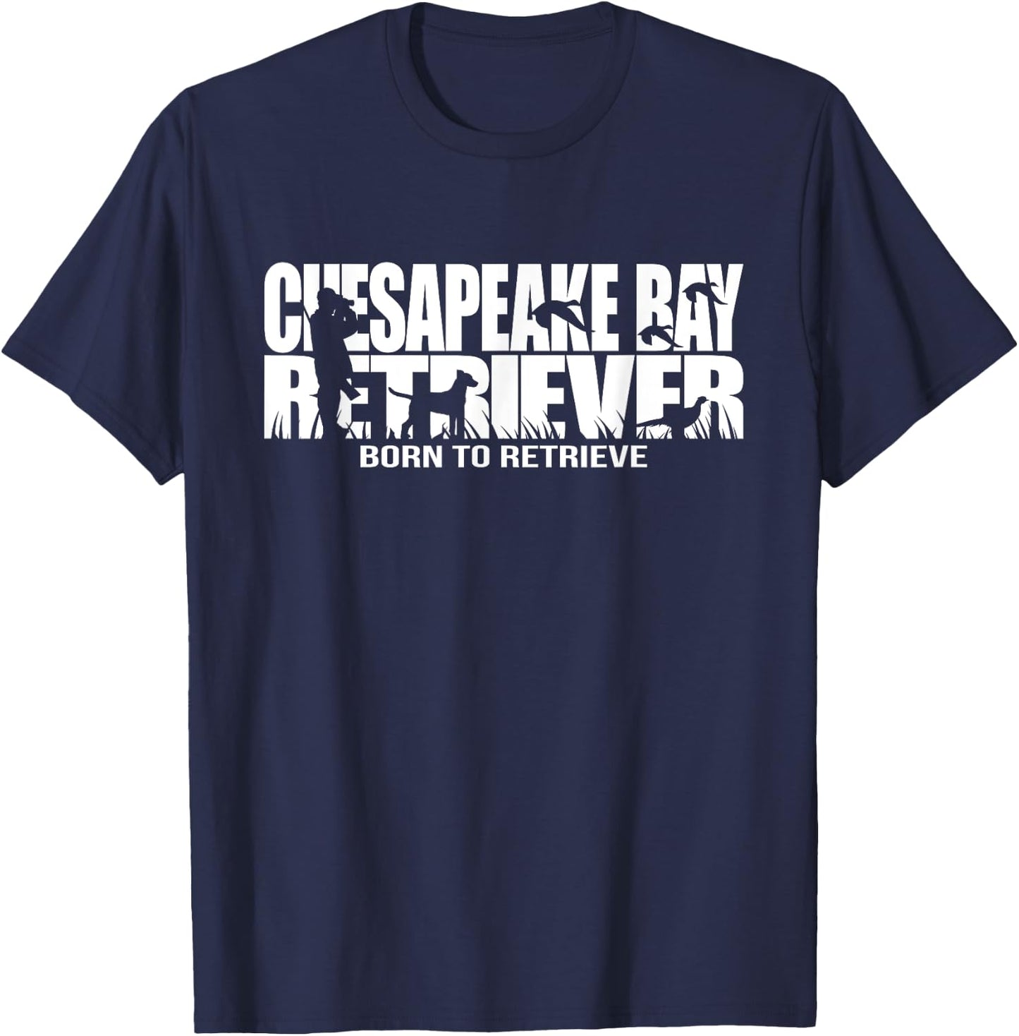 Funny Chesapeake Bay Retriever T Shirt dog gift Hund T-Shirt - T-Shirt | Navy