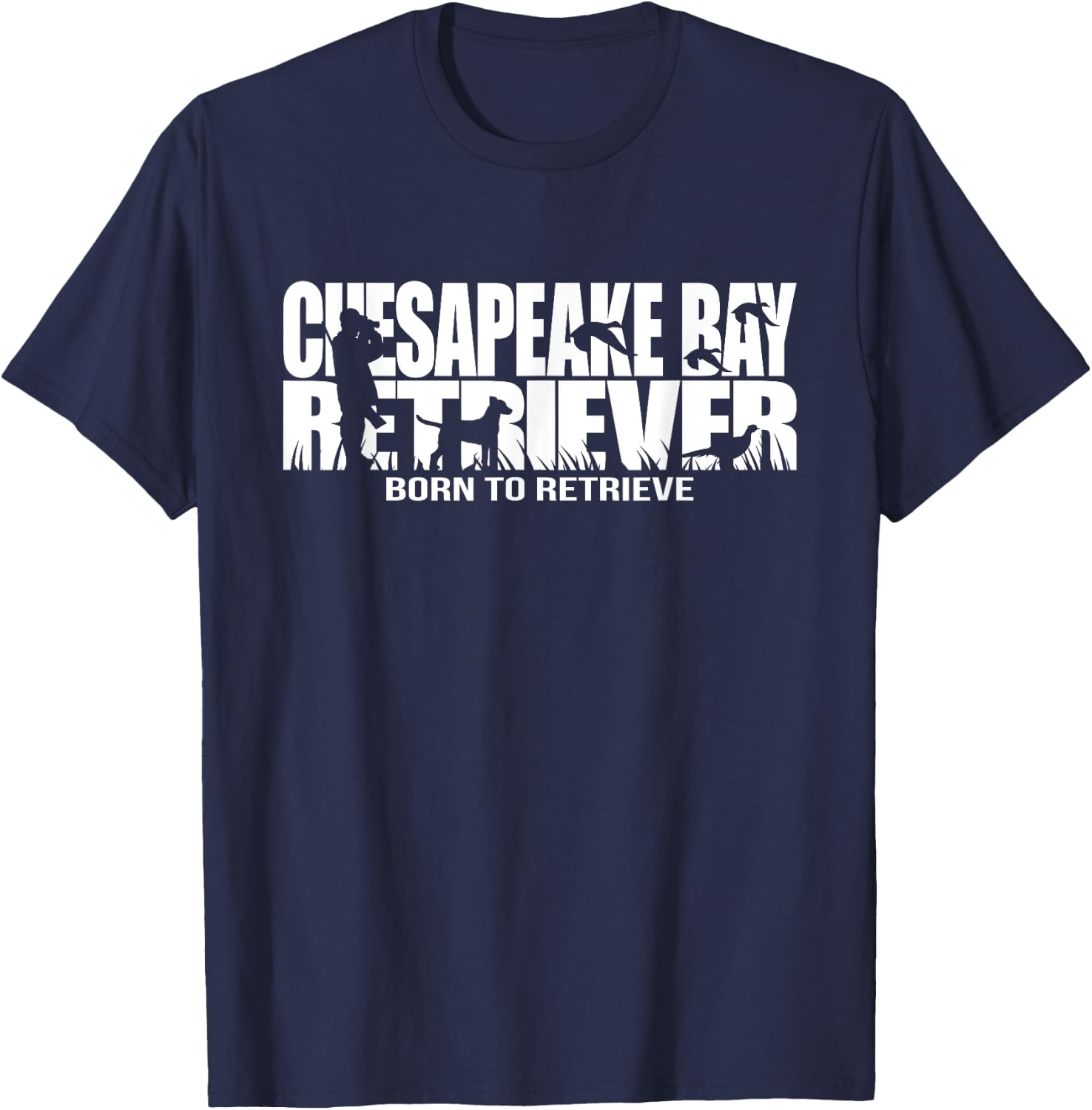 Funny Chesapeake Bay Retriever T Shirt dog gift Hund T-Shirt - T-Shirt | Navy