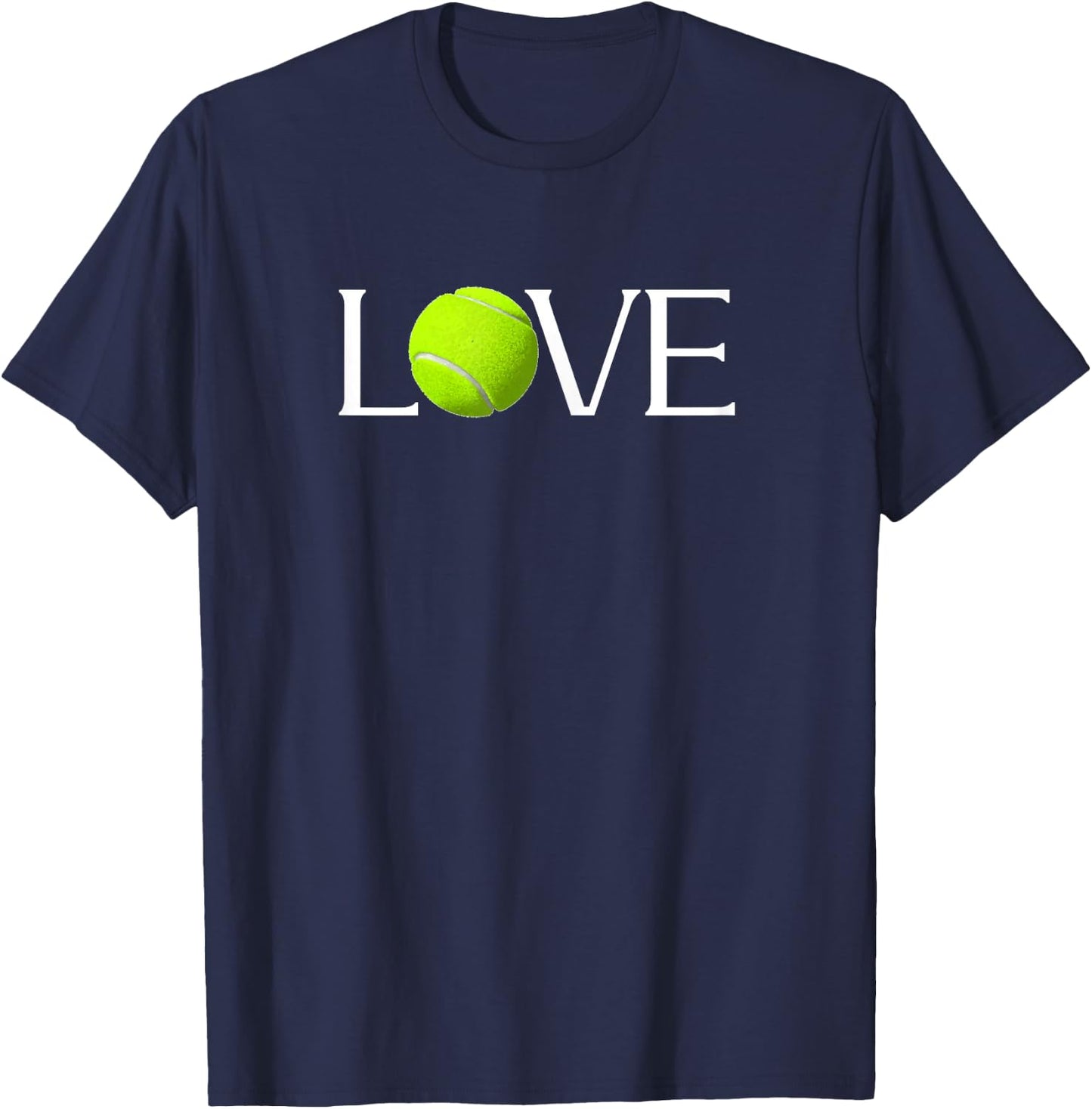 Tennis Love player fan match day gift T-Shirt - T-Shirt | Navy