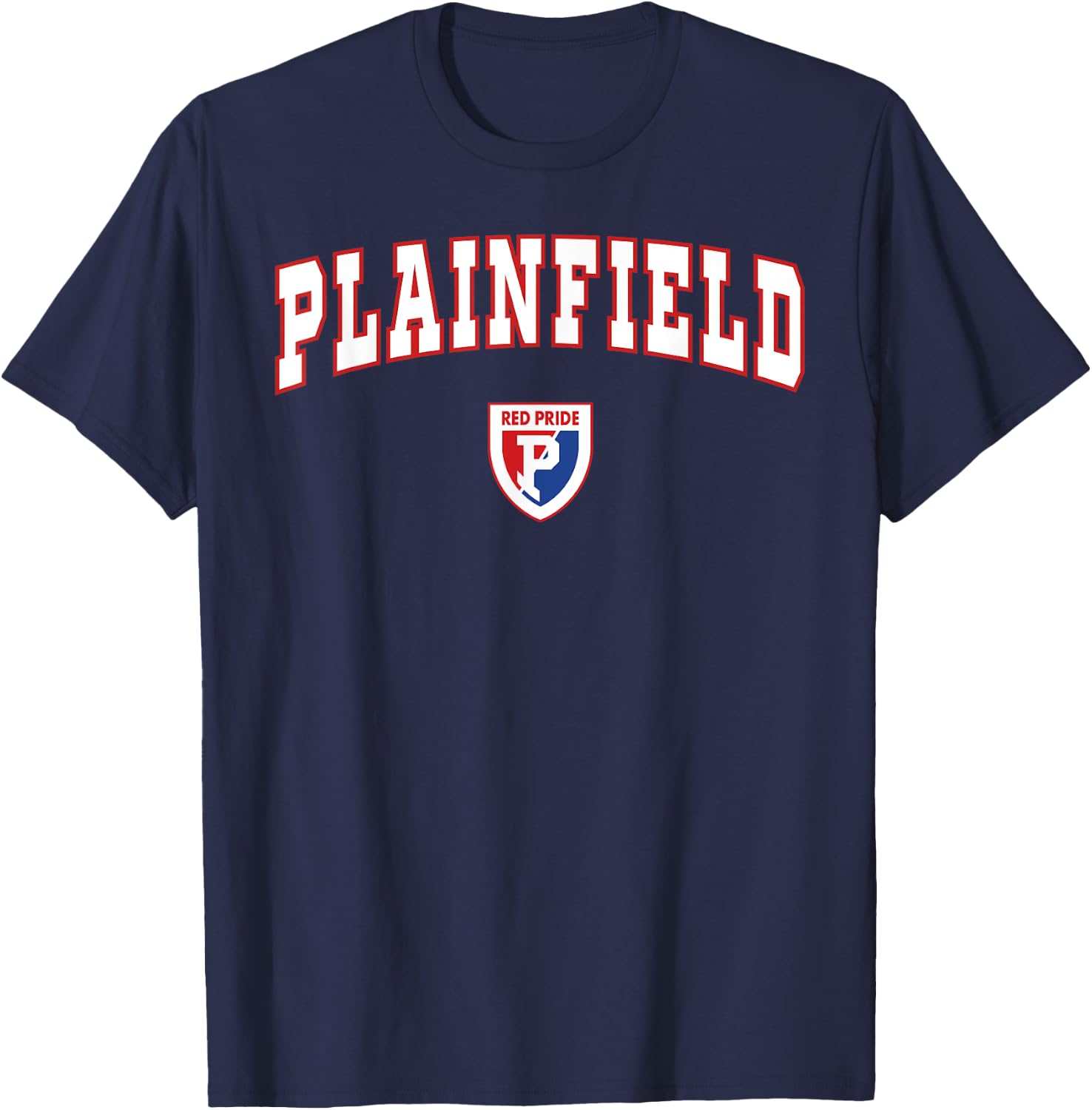Plainfield High School Quakers T-Shirt - T-Shirt | Navy