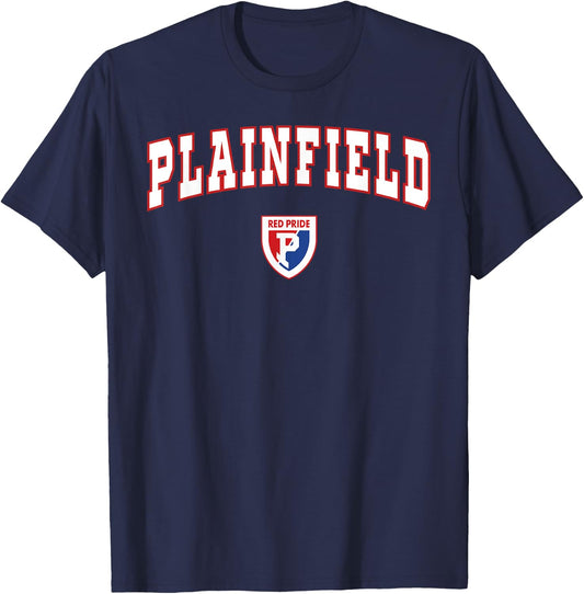 Plainfield High School Quakers T-Shirt - T-Shirt | Navy