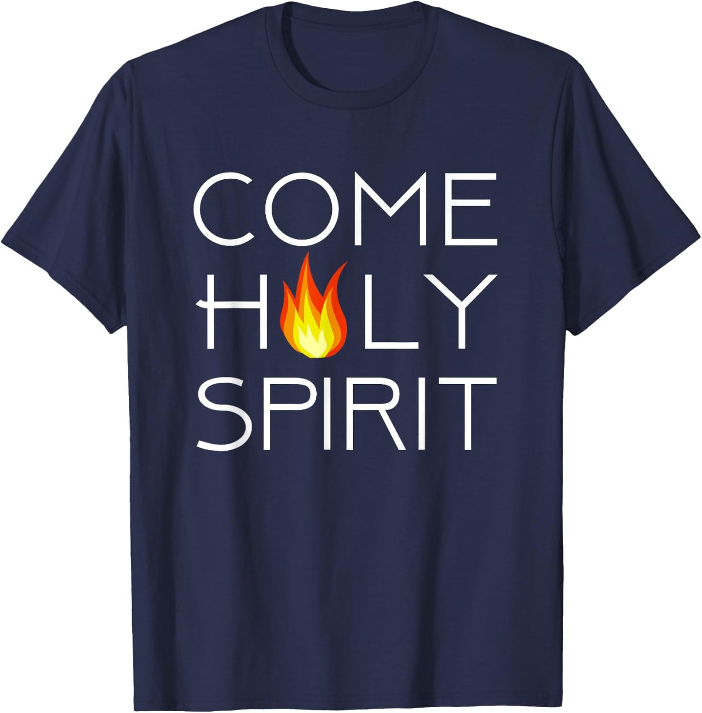 Come Holy Spirit T-Shirt - T-Shirt | Navy