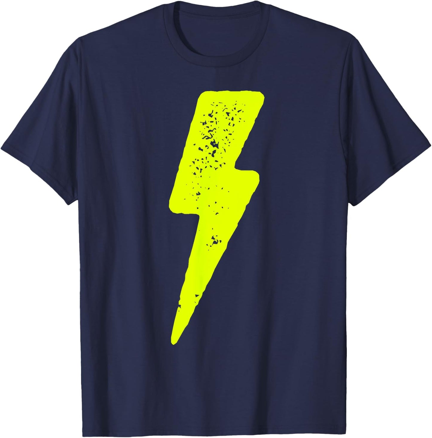 Cool Lightening bolt for sporty athletes teenagers kids T-Shirt - T-Shirt | Navy