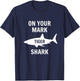 On Your Mark Tiger Shark Red T-Shirt - T-Shirt | Navy