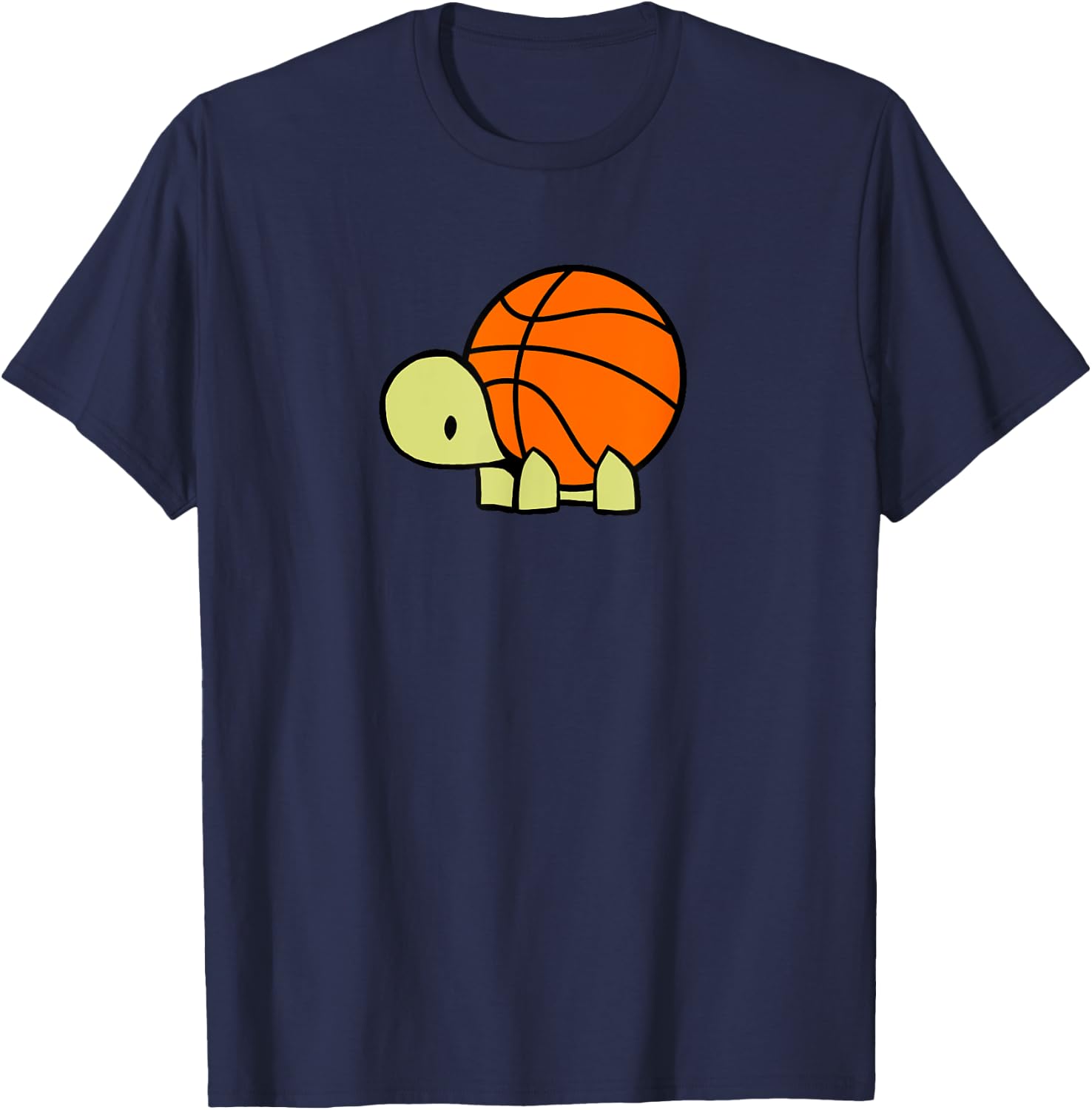 Max Turtle loves Basketball I Baller Turtles Team T-Shirt - T-Shirt | Navy