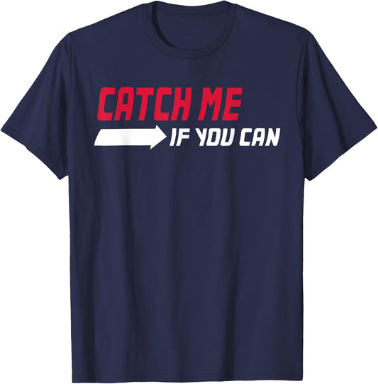Catch me if you can - Running T-Shirt - T-Shirt | Navy