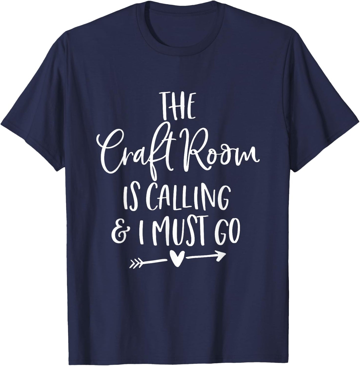 Funny Crafter Sewing Beading Cross Stitch T-Shirt - T-Shirt | Navy