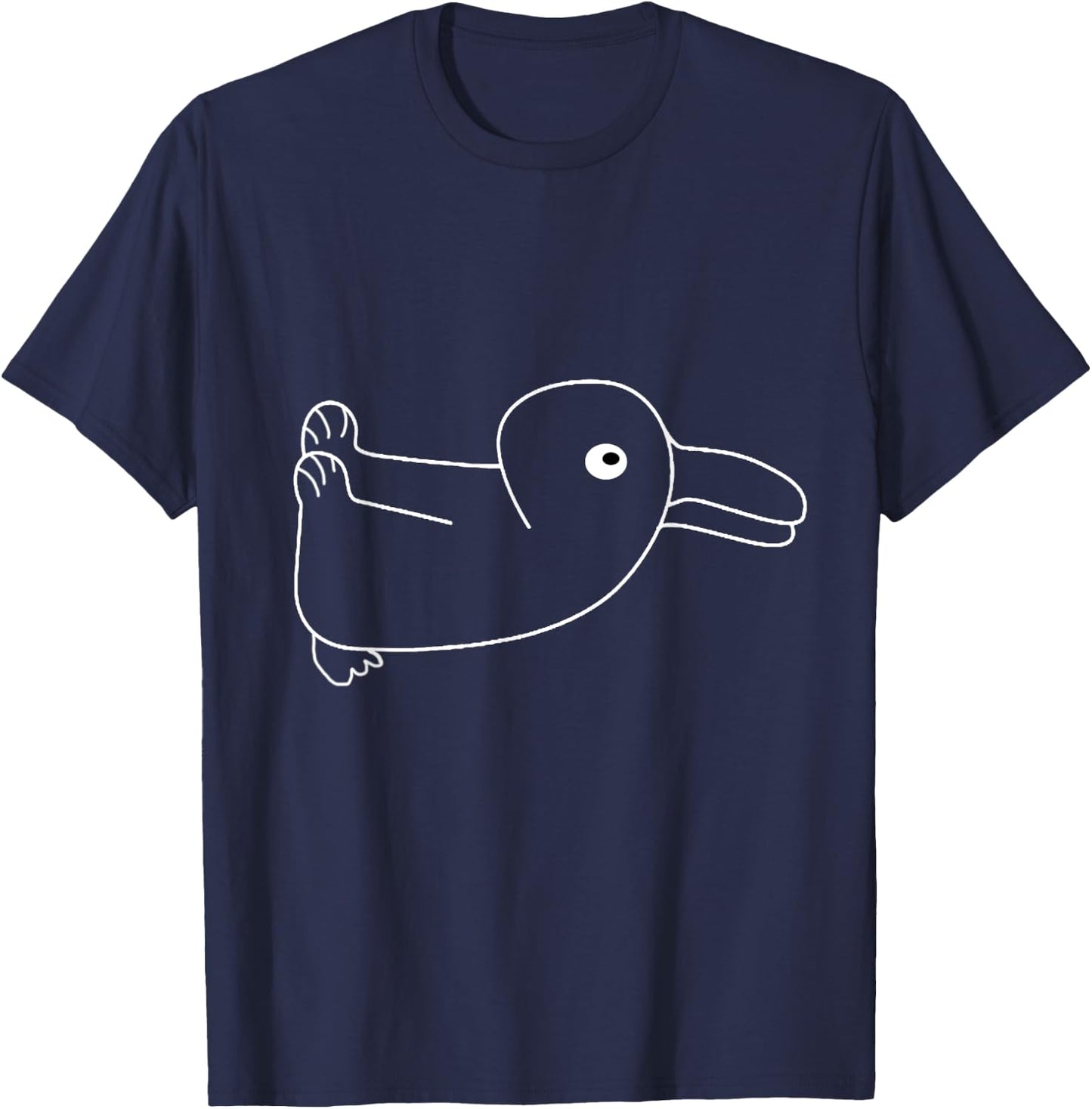 Duck Rabbit Wittgenstein Confusion Optical Illusion Logic T-Shirt - T-Shirt | Navy