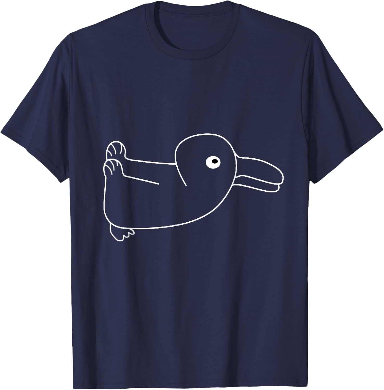 Duck Rabbit Wittgenstein Confusion Optical Illusion Logic T-Shirt - T-Shirt | Navy