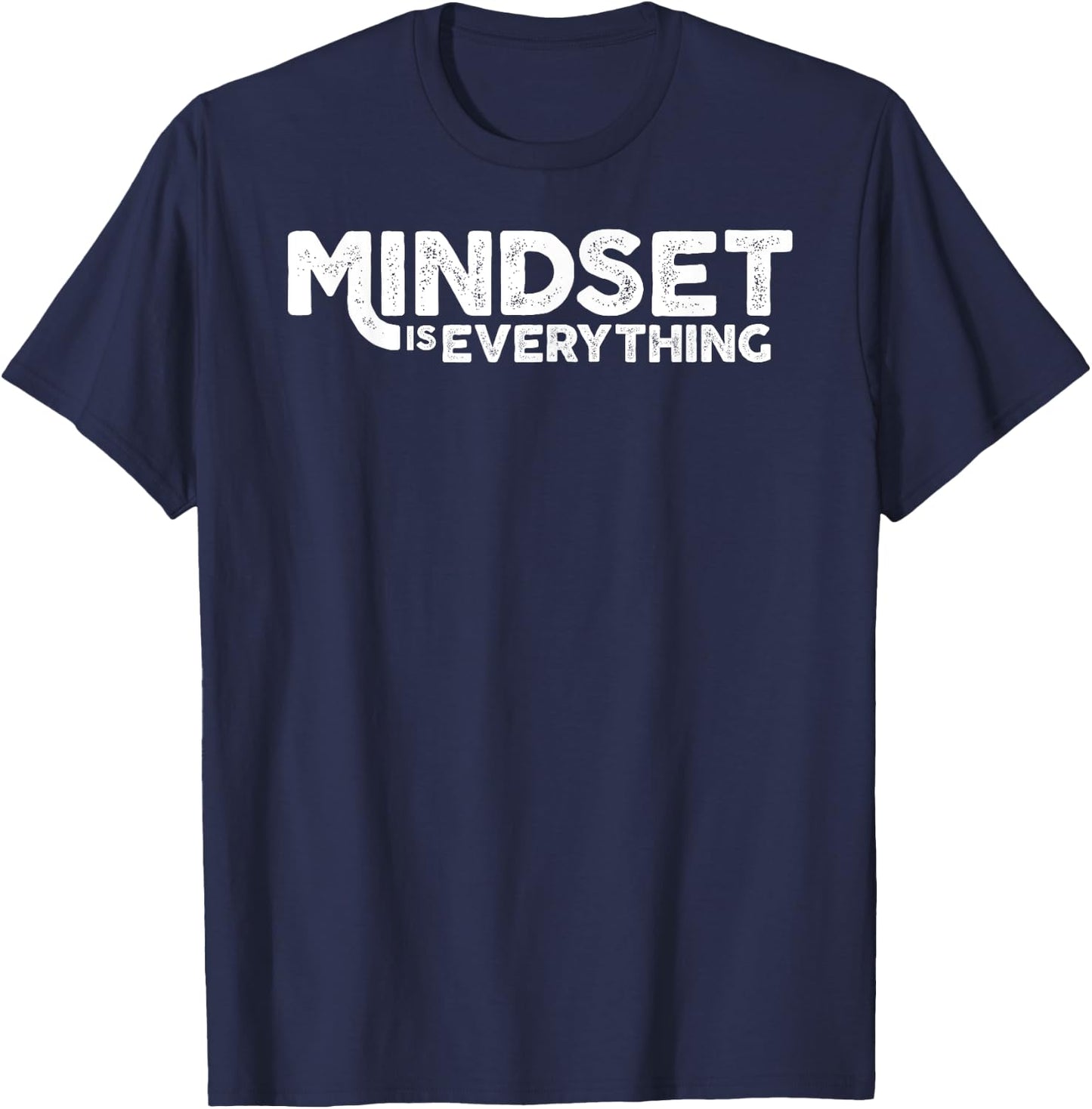 Growth Mindset Entrepreneur Teacher Fitness Motivation Shirt T-Shirt - T-Shirt | Navy