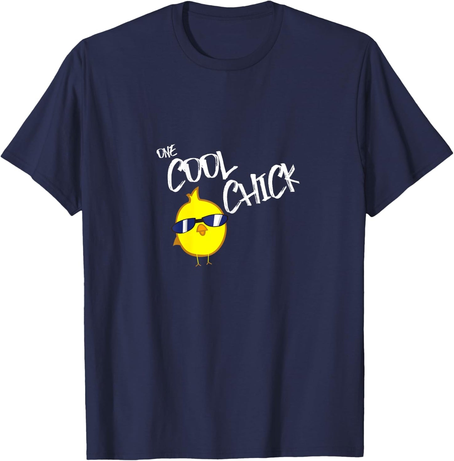 One Cool Chick Graphic T-Shirt - T-Shirt | Navy
