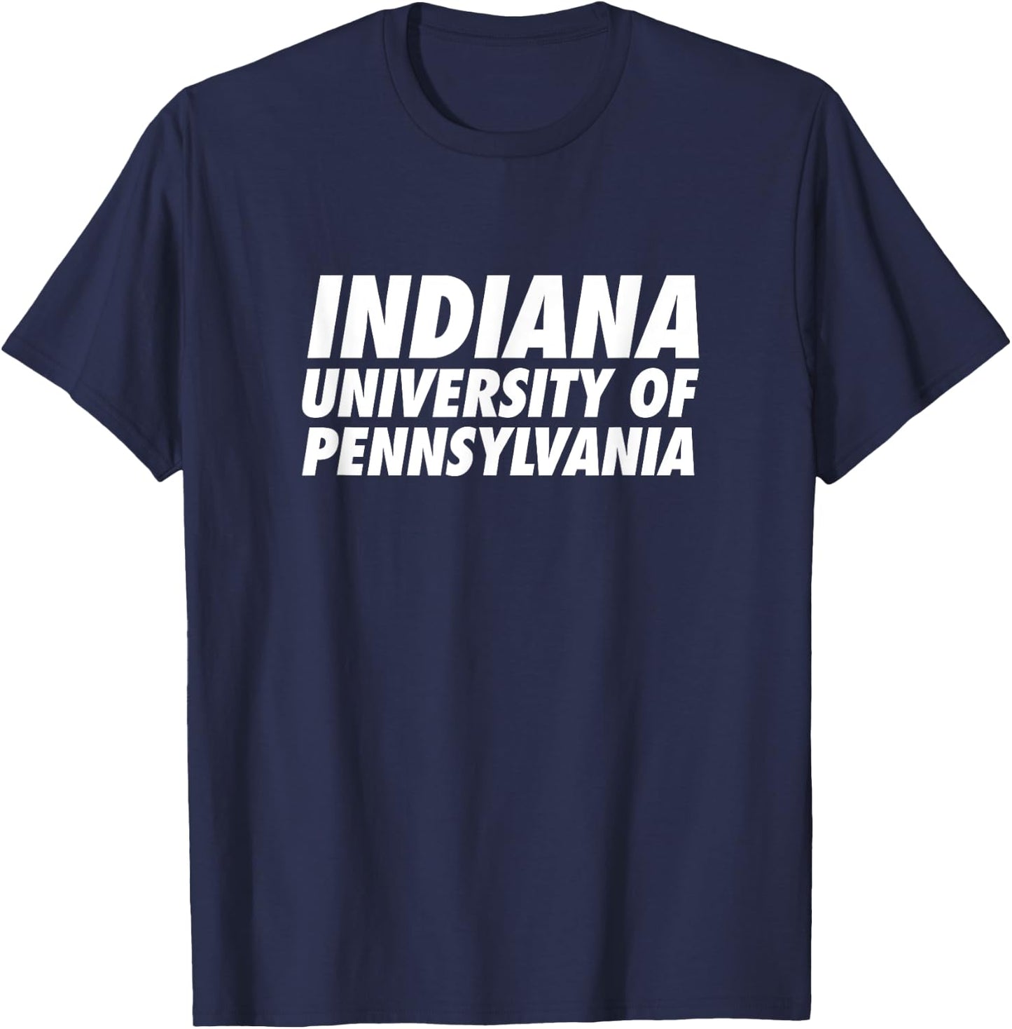 Indiana University Pennsylvania Hawks | NCAA Merch | CD7DG03 T-Shirt - T-Shirt | Navy