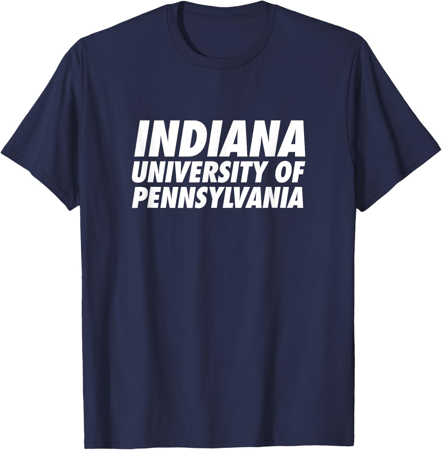 Indiana University Pennsylvania Hawks | NCAA Merch | CD7DG03 T-Shirt - T-Shirt | Navy