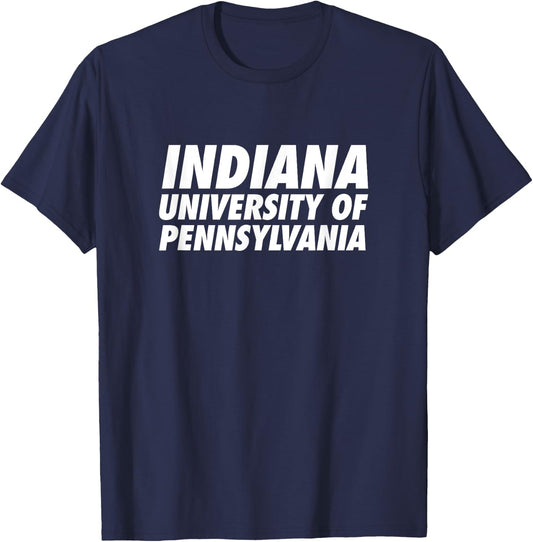 Indiana University Pennsylvania Hawks | NCAA Merch | CD7DG03 T-Shirt - T-Shirt | Navy