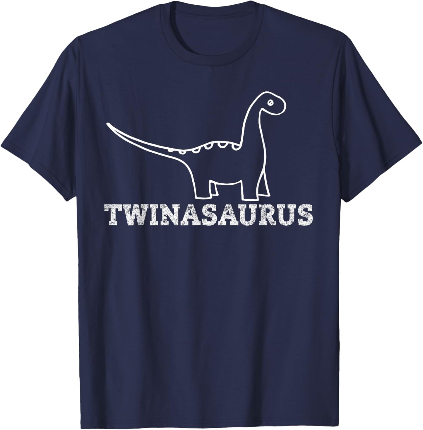 My Twin Shirt, Twinsies Funny Twin Twinning Dyno T-Shirt - T-Shirt | Navy
